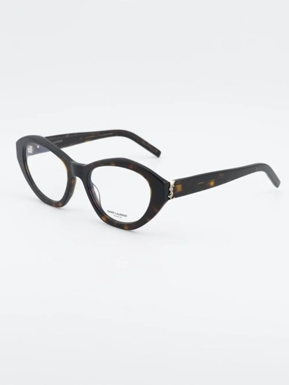 Saint Laurent SL M60 OPT 002 Eyeglasses Havana 54mm Cat Eye Frame